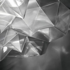 Lampadario moderno contemporaneo LED dimmerabile effetto nuvola in acrilico