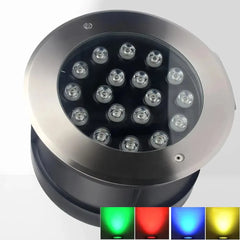 Segnapasso LED esterno calpestabile 24V da incasso rotondo design minimal per terrazzo