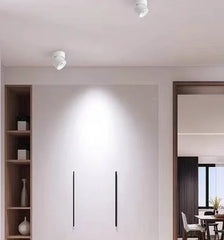 Faretto LED orientabile da soffitto in metallo dal design nordico