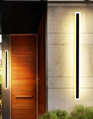 Applique barra LED da esterno a emissione luminosa perimetrale con sensore di movimento