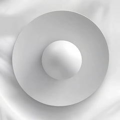 Lampadario moderno a bracci oro con sfere da soggiorno