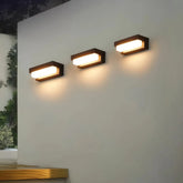 Applique da esterno senza fili a LED solare rettangolare minimalista per balcone