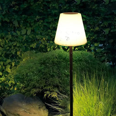 Lampada da terra per esterno ad altezza regolabile LED solare RGB telecomandato design minimal