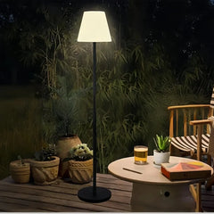 Lampada da terra per esterno ad altezza regolabile LED solare RGB telecomandato design minimal
