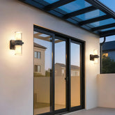 Applique da esterno cilindrica dal design moderno per balcone