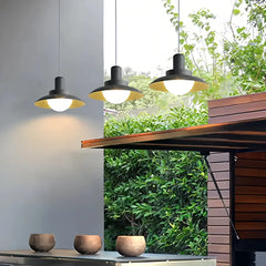 Lampada da esterno a sospensione LED a cupola per veranda