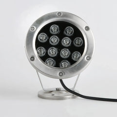 Faretto LED subacqueo regolabile RGB IP68 in acciaio inox da esterno