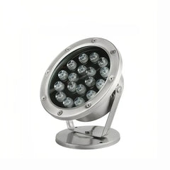 Faretto LED subacqueo regolabile RGB IP68 in acciaio inox da esterno
