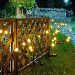 Luci solari decorative da giardino effetto lucciola con 8 LED moderne