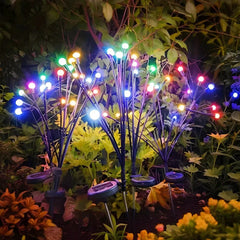 Luci solari decorative da giardino effetto lucciola con 8 LED moderne