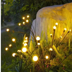 Luci solari decorative da giardino effetto lucciola con 8 LED moderne