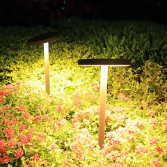 Paletto da giardino solare LED moderno orientabile con diffusore a disco