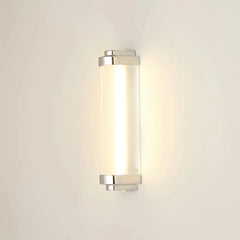 Applique moderna da esterno LED con diffusore in vetro tubolare