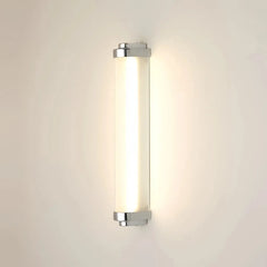 Applique moderna da esterno LED con diffusore in vetro tubolare