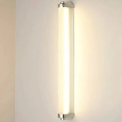 Applique moderna da esterno LED con diffusore in vetro tubolare
