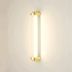 Applique moderna da esterno LED con diffusore in vetro tubolare