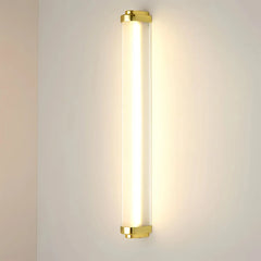 Applique moderna da esterno LED con diffusore in vetro tubolare