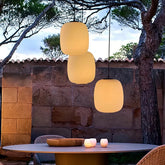 Lampada a sospensione da esterno a LED per gazebo dal design minimalista con forma organica