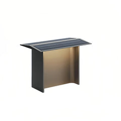 Lampioncino solare da giardino LED dal design minimalista in acciaio inox