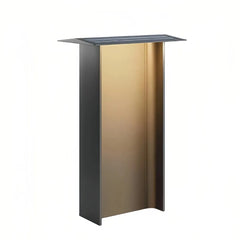 Lampioncino solare da giardino LED dal design minimalista in acciaio inox