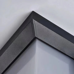 Applique da esterno con sensore di movimento LED in stile minimalista rettangolare per portico