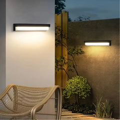 Applique da esterno senza fili solare LED con sensore di movimento rettangolare per ingresso