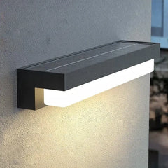 Applique da esterno senza fili solare LED con sensore di movimento rettangolare per ingresso
