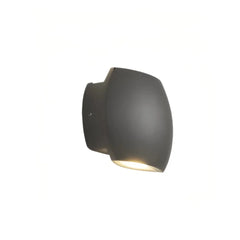 Applique bidirezionale da esterno a LED dal design moderno con finitura nera opaca per ingresso