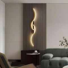 Applique LED di design moderna dimmerabile a doppia onda per soggiorno