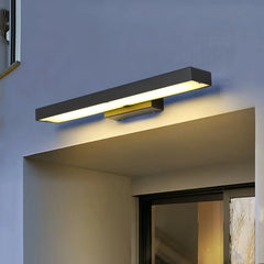 Applique da esterno con sensore di movimento LED rettangolare minimal per ingresso