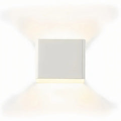 Applique da parete cubica minimalista a LED in metallo per soggiorno