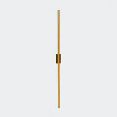 Applique LED orientabile in metallo dal design lineare dimmerabile per soggiorno