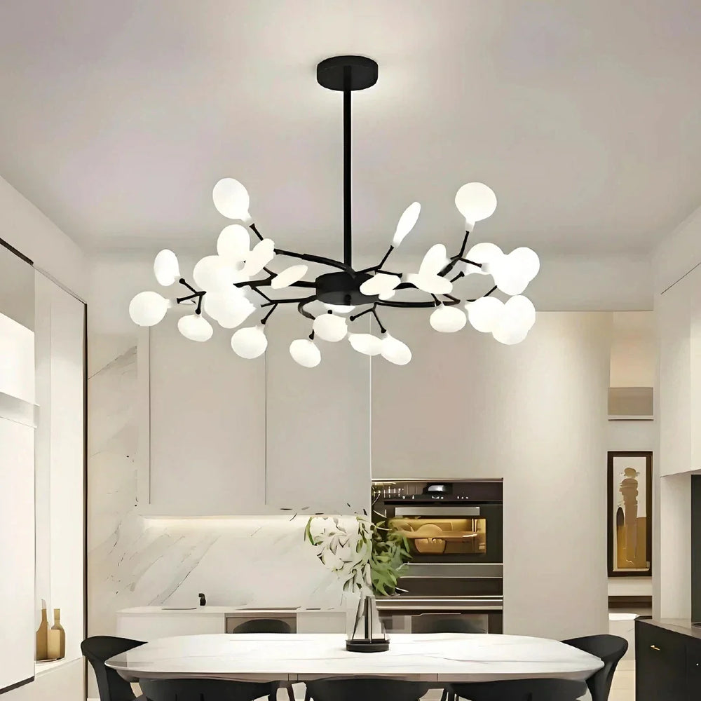 Lampadario stile Sputnik moderno LED con bracci per soggiorno
