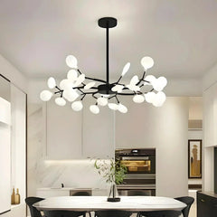 Lampadario stile Sputnik moderno LED con bracci per soggiorno