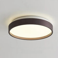 Plafoniera LED circolare dimmerabile dal design minimal per camera da letto