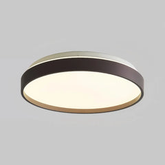 Plafoniera LED circolare dimmerabile dal design minimal per camera da letto