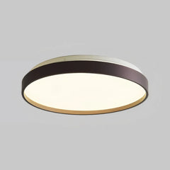 Plafoniera LED circolare dimmerabile dal design minimal per camera da letto