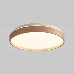 Plafoniera LED circolare dimmerabile dal design minimal per camera da letto