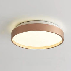 Plafoniera LED circolare dimmerabile dal design minimal per camera da letto