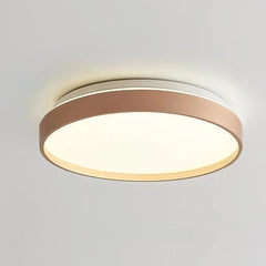 Plafoniera LED circolare dimmerabile dal design minimal per camera da letto