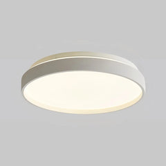 Plafoniera LED circolare dimmerabile dal design minimal per camera da letto