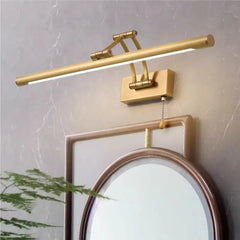 Applique LED lineare per specchio bagno orientabile dimmerabile con tirante
