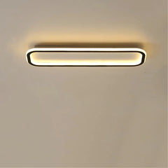Plafoniera LED rettangolare dimmerabile stile minimal per corridoio