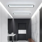 Plafoniera LED rettangolare dimmerabile stile minimal per corridoio