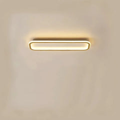 Plafoniera LED rettangolare dimmerabile stile minimal per corridoio