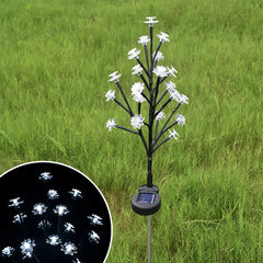 Lampada decorativa da esterno solare a LED con picchetto e rami regolabili per giardino