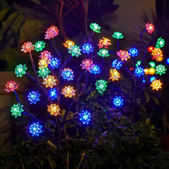 Lampada decorativa da esterno solare a LED con picchetto e rami regolabili per giardino