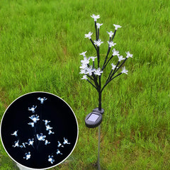 Lampada decorativa da esterno solare a LED con picchetto e rami regolabili per giardino