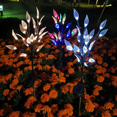 Lampada decorativa da esterno solare a LED con picchetto e rami regolabili per giardino