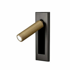 Applique da incasso rettangolare LED con faretto orientabile da lettura